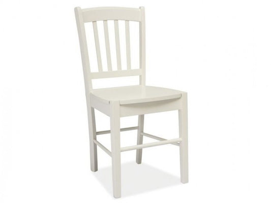 Chaise en bois CD-57 Blanc, l40xA36xH85 cm