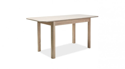 Table extensible en aggloméré et MDF, Diego II Sonoma Oak, L105-140xl65xH75 cm