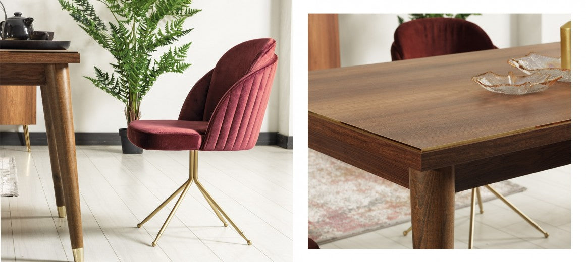 Table en aggloméré Pietro Nuc, L180xl95xH78 cm