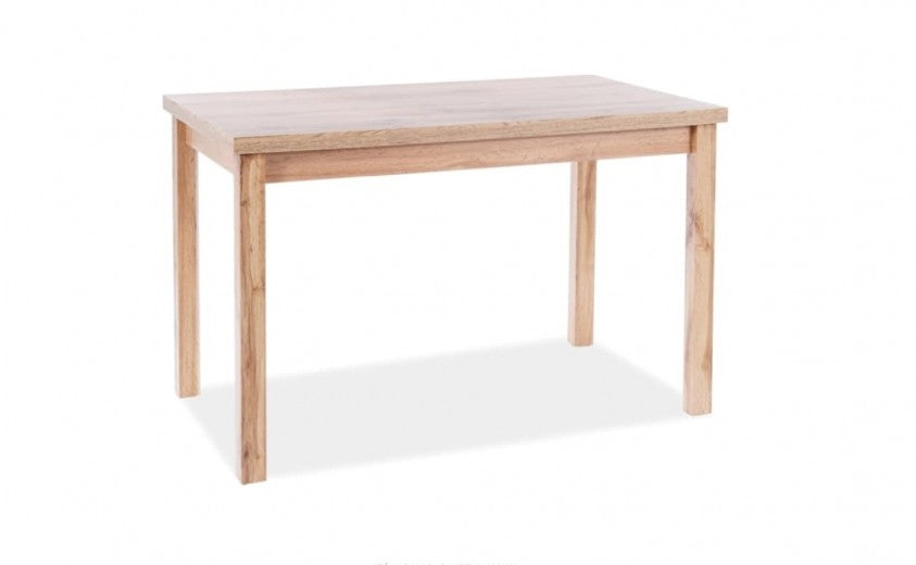 Table en bois aggloméré et MDF, Adam Large Oak Wotan, L120xl68xH75 cm