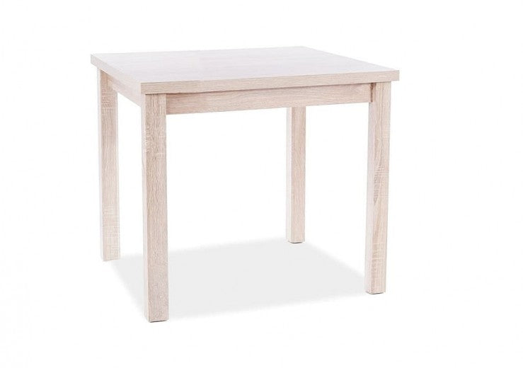 Table en bois aggloméré et MDF, Adam Small Chêne Sonoma, L90xl65xH75 cm