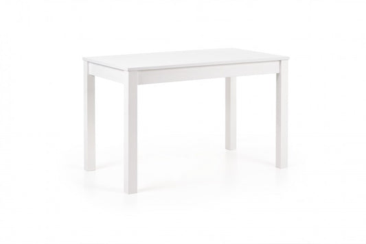 Table Ksawery Blanc aggloméré et MDF, L120xl68xH76 cm