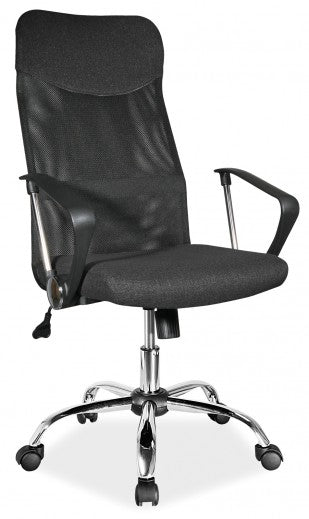 Chaise de bureau ergonomique Q-025 Noir