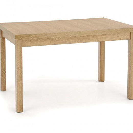 Table extensible en aggloméré et MDF Tiago 2 Chêne Riviera, L140-220xl80xH76 cm