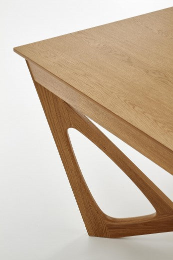 Table extensible en MDF et bois Chêne Wenanty, L160-240xl100xH77 cm
