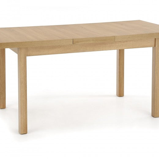 Table extensible en aggloméré et MDF Tiago 2 Chêne Riviera, L140-220xl80xH76 cm
