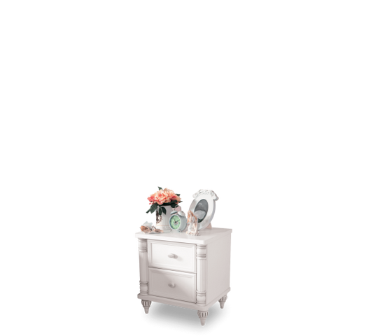 Table de chevet en bois avec 2 tiroirs, pour enfants et adolescents