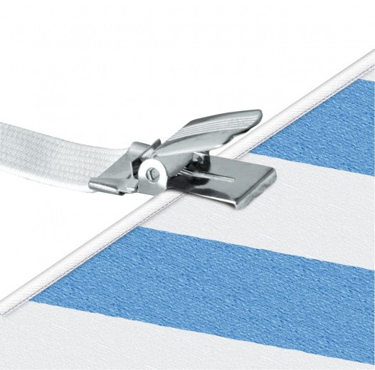 Lot de 3 sangles pour tendre la housse sur la table à repasser, Attaches Blanc, L14xl3 cm