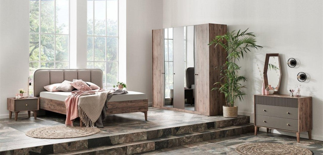 Miroir décoratif avec cadre Elita Big Natural pâle, l51,4xH86,2 cm