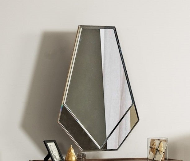 Miroir décoratif pâle Pietro Antracit, l74xH94 cm