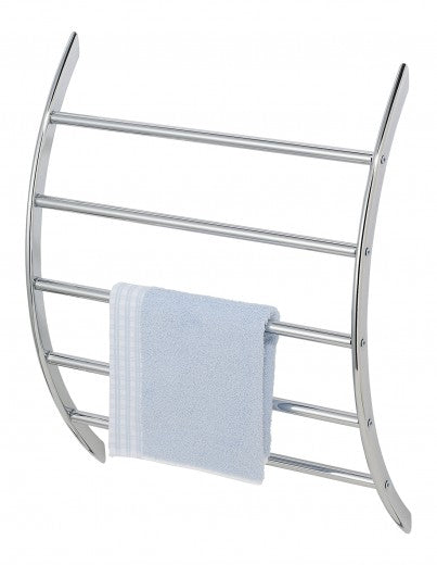 Porte-serviettes de salle de bain, métal, Chrome en forme de U, l56xA17xH67 cm