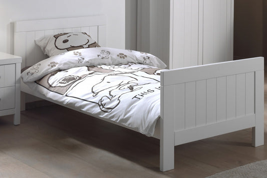 Pin et MDF Lit en bois pour Lewis White, 200 x 90 cm