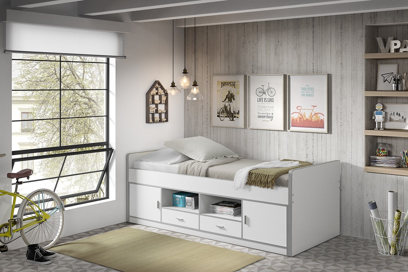 Pal lit pour enfants Bonny Captain White, 200 x 90 cm