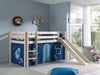 Pin de plancher en bois avec enfants Natural Pino Astro, 200 x 90 cm