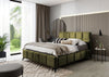 Pat rabatabil cu lada de depozitare, tapitat cu stofa, Mister Verde Olive & ELTMPL-BED-MIST-NUBE-33