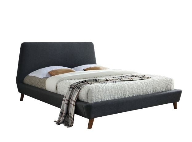 Cadar Pito Lit capitonné gris foncé