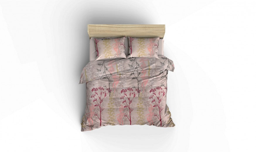 Couverture Urla Pique Beige en coton, 200 x 235 cm