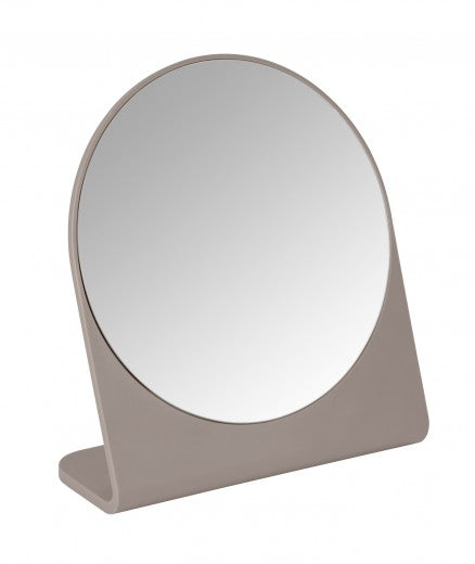 Miroir de table cosmétique, Marcon Taupe, l19xH17,5 cm