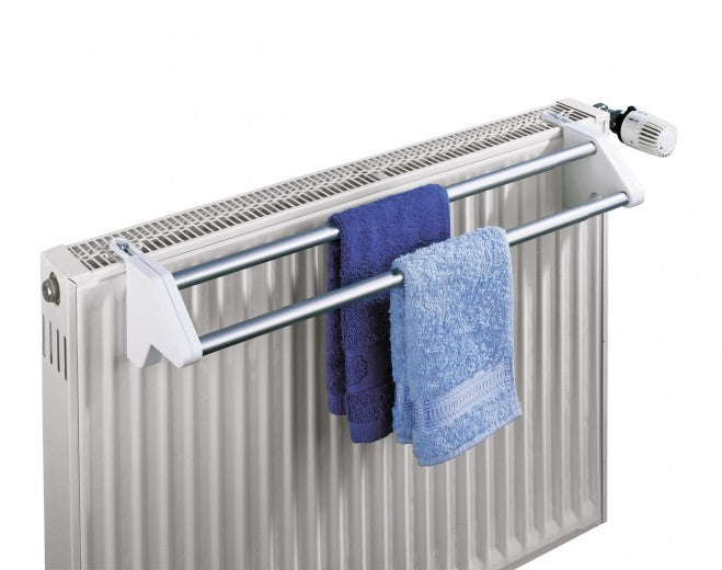 Sèche-linge pour radiateur, cadre aluminium, Sèche-linge Twin Chrome 1,1 m