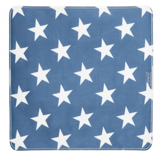 Tapis de bain antidérapant, en TPR, Stella Bleu, 54 x 54 cm