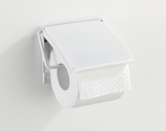 Support papier toilette, Couverture Blanche, l13,5xA2,5xH12 cm