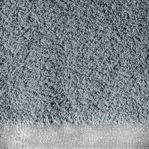 Drap de bain en coton gris Lenore, 50 x 90 cm
