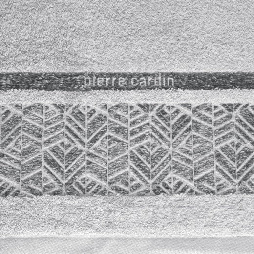 Drap de bain coton Teo Pierre Cardin Gris clair-70 x 140 cm