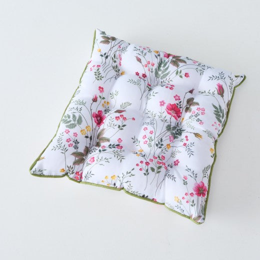 Coussin d'assise déco Rosalie Multicolore, Modèles Assortis, L40xl40 cm