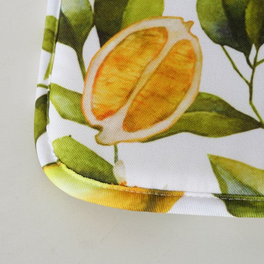 Coussin d'assise décoratif Zitrone Multicolore, L45xl45 cm