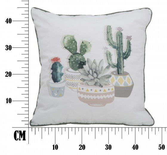 Coussin décoratif Cactus B Multicolore, L45xl45 cm
