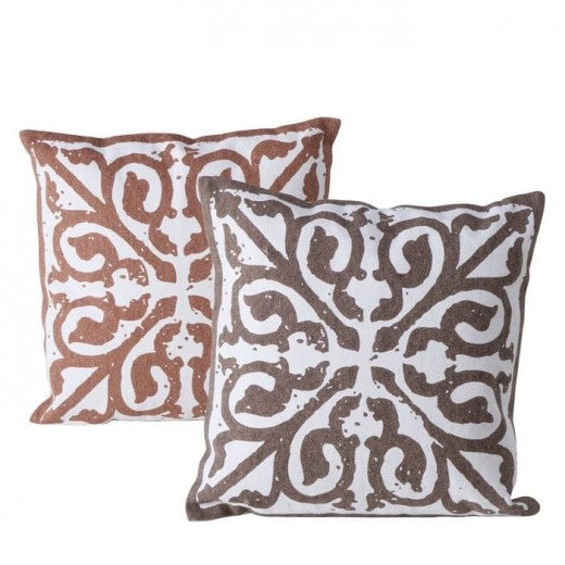 Coussin décoratif en coton multicolore Ibiza, Modèles assortis, L60xl60 cm