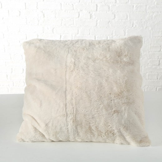 Coussin décoratif Storan Crème, L75xl75 cm