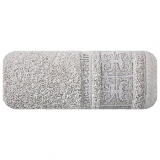 Léo Pierre Cardin Drap de bain coton gris - 50 x 100 cm