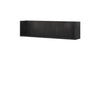 Étagère suspendue en bois, pour enfants et jeunes, Teen Flex TF13 Large, Noir, L102xW27xH19 cm