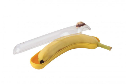Bac à couvercle banane, ABS, L22,5xl4,5xH4,5 cm, Joie Monkey Jaune