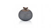 Récipient décoratif en céramique pour rangement Diamond Small Anthracite, Ø11xH11 cm
