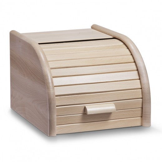 Une boîte à pain, en bois de hêtre, Naturel, l23xA28xH18 cm