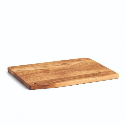 Planche à découper en bois de teck naturel, L38xl28xH1.8 cm