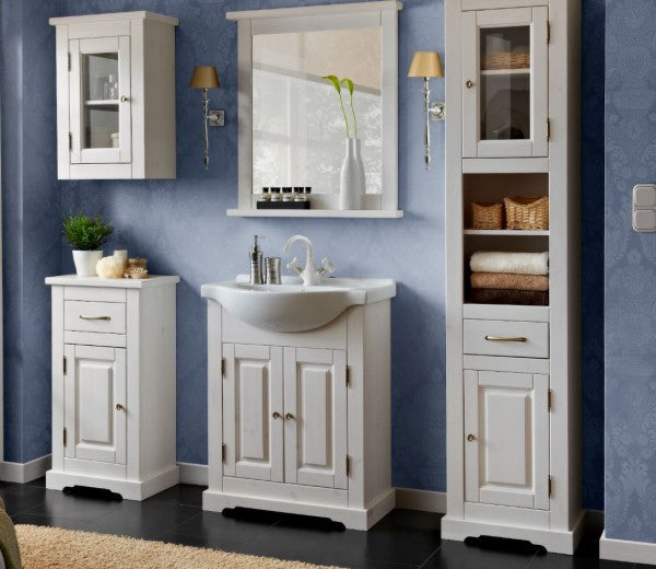 Miroir de salle de bain, l70xH80 cm, Romantique