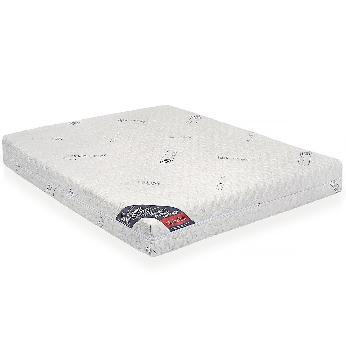 Matelas à ressorts individuels, déhoussable, Pochet, 24 cm