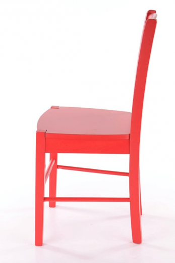 Chaise en bois CD-56 Rouge, l40xA36xH85 cm