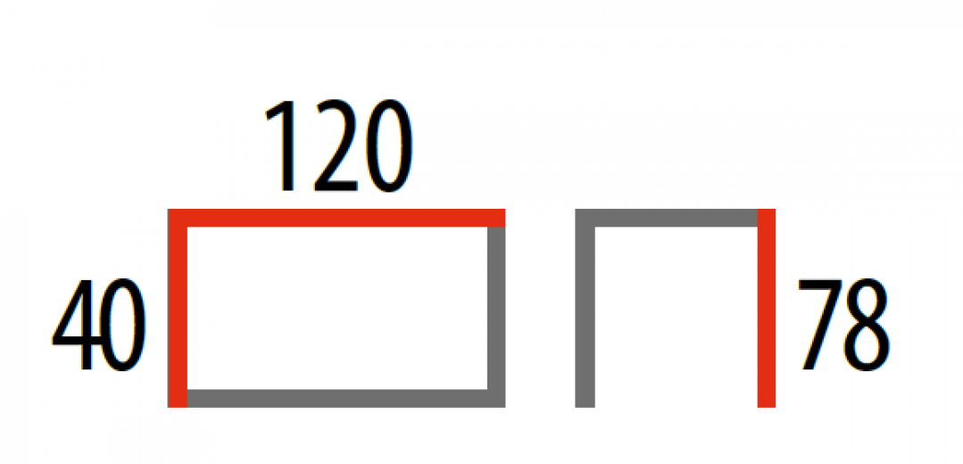 Console métal et verre Hilton C, l120xA40xH78 cm