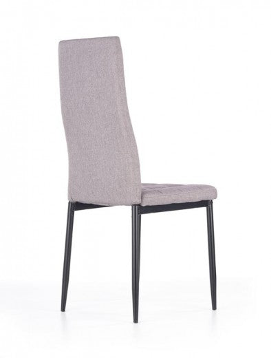 Chaise rembourrée en métal K292 Gris
