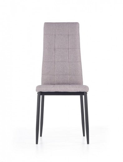 Chaise rembourrée en métal K292 Gris