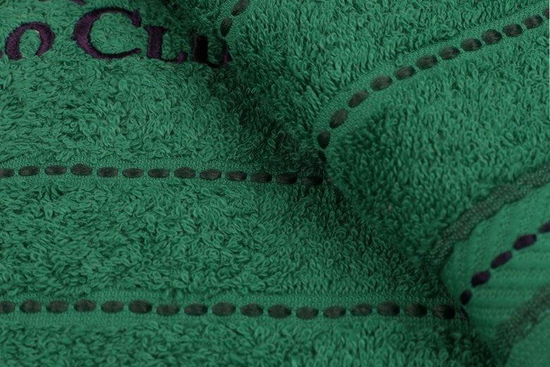 Lot de 2 serviettes de bain en coton, Beverly Hills Polo Club 403 Vert, 50 x 90 cm