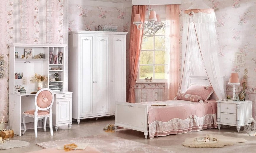 Ensemble housse de lit bébé et 1 oreiller décoratif Dream Salmon - 180 x 210 cm