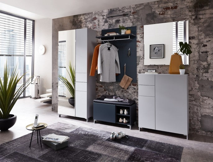 Miroir décoratif en MDF Kalis Gris, l80xH80 cm