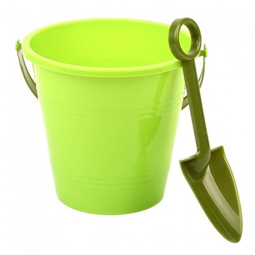 Set de seau à pelle pour enfants, plastique, Kerti Lime, 1,2 L, Ø14,7xH15,7 cm
