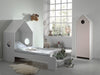 Ensemble de meubles de chambre à coucher MDF, pour les enfants 2 pièces rose / blanc casami, 200 x 90 cm