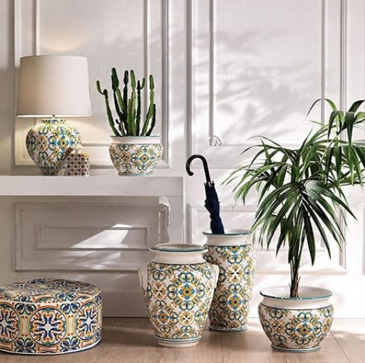 Vase décoratif en céramique, Medicea Multicolor, Ø32xH50 cm